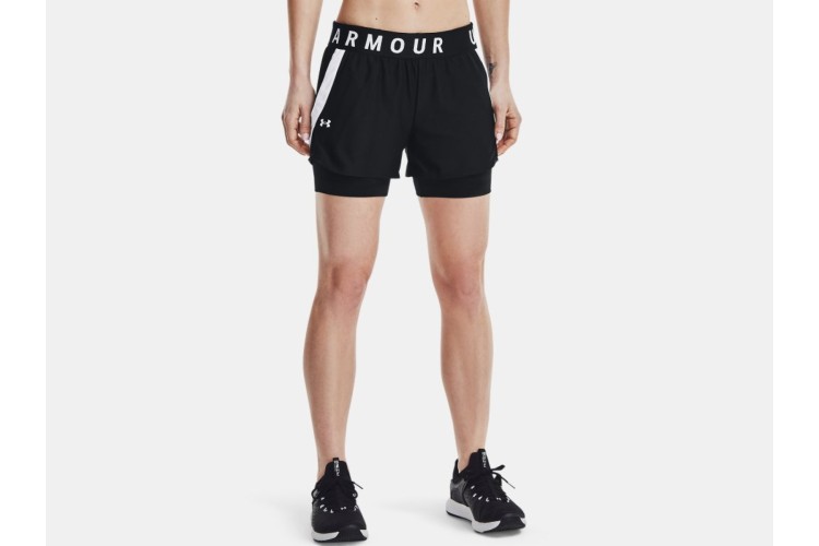 Under Armour Play Up 2-in-1 Shorts Black / White