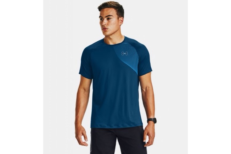 Under Armour Qualifier Iso-Chill Run T-Shirt Blue