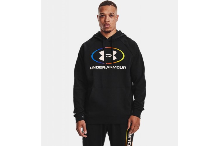 Under Armour Rival Lockertag Hoodie Black