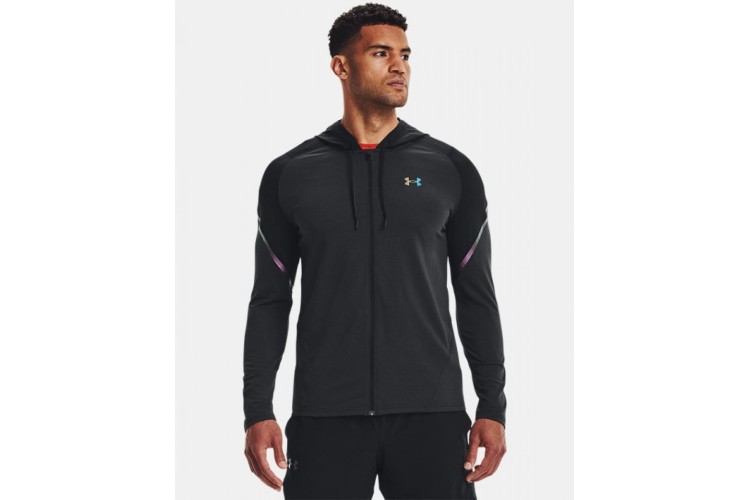 Under Armour RUSH HeatGear Full-Zip Hoodie Black