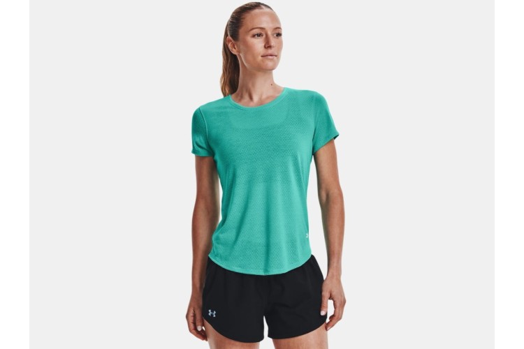 Under Armour Streaker Run Short Sleeve Top Green