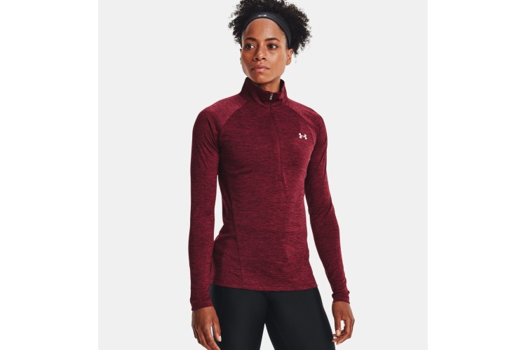 Under Armour Tech™ Twist Women's ½ Zip Red