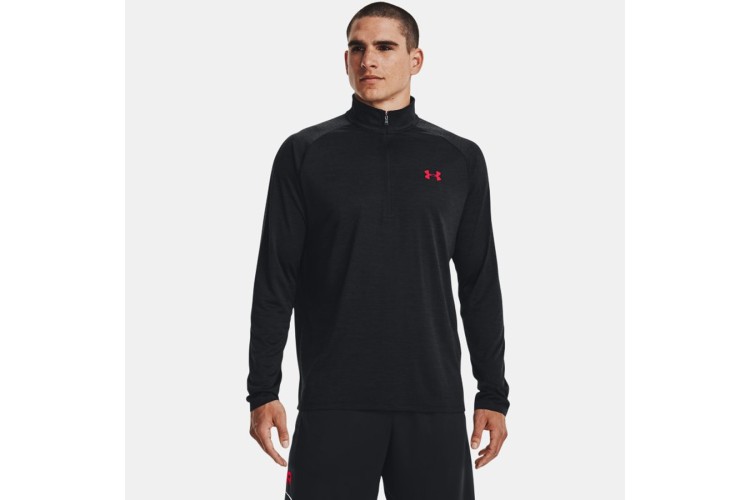 Under Armour Tech Half Zip Black / Red