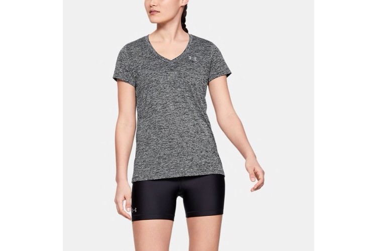 Under Armour Twist Tech V-Neck T-Shirt Black