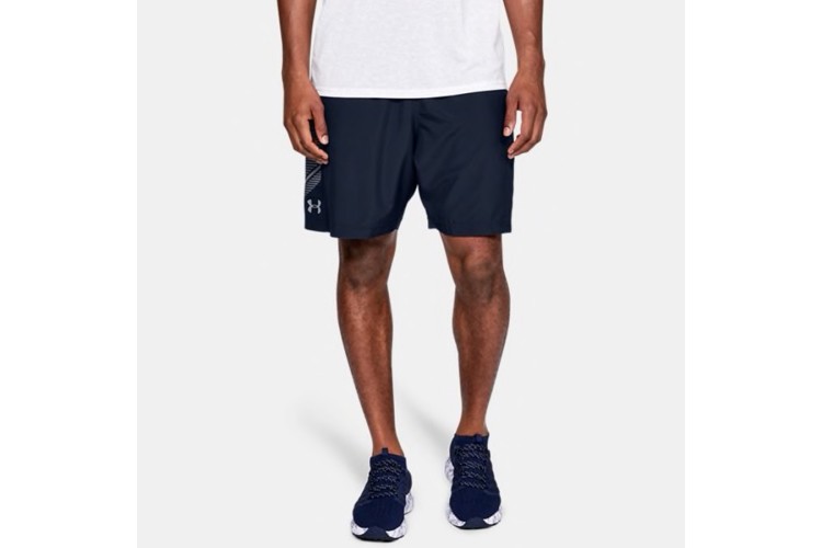 Under Armour Woven Graphic Shorts Navy Blue