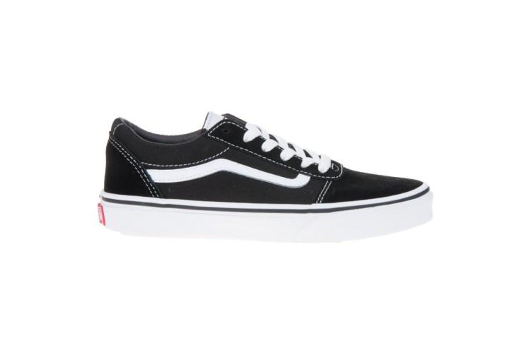 Vans Ward Junior (Suede / Canvas) Black / White