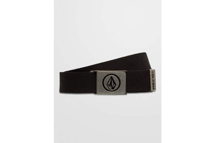 Volcom Circle Web Skate Belt Black