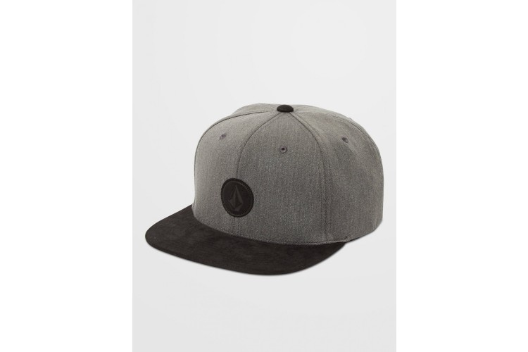 Volcom Quarter Fabric Twill Cap Grey