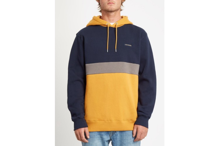 Volcom Single Stone Pop Over Hoodie Gold