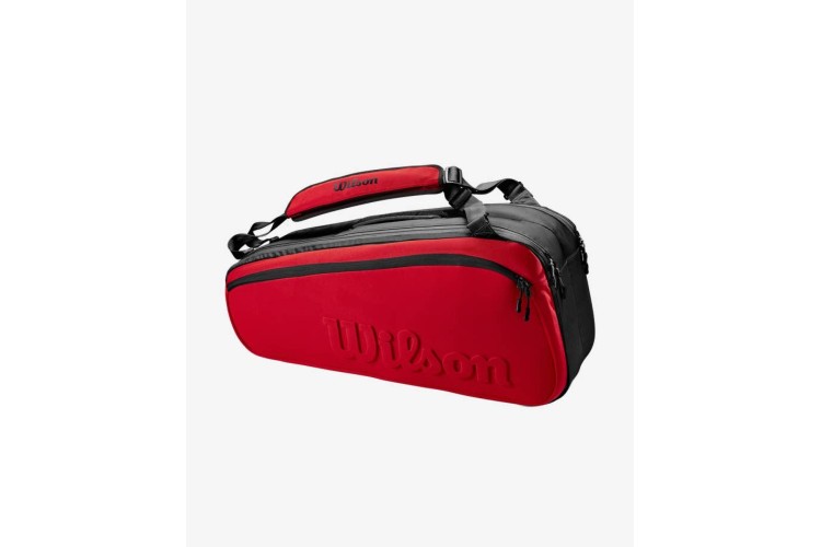 Wilson Clash v2 Super Tour 6 Racket Bag Red