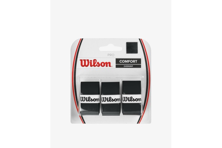 Wilson Pro Comfort Overgrips (Pack of 3) Black