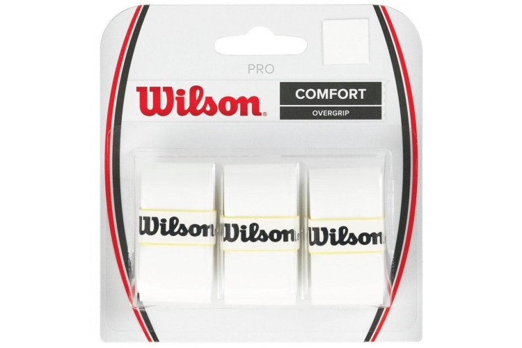 Wilson Pro Comfort Overgrips (Pack of 3) White