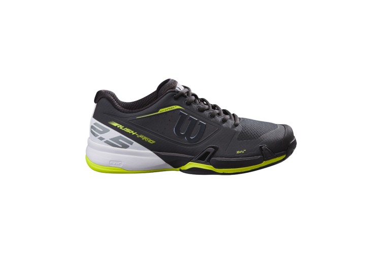 Wilson Rush Pro 2.5 Tennis Shoes Black / White / Lime Pop