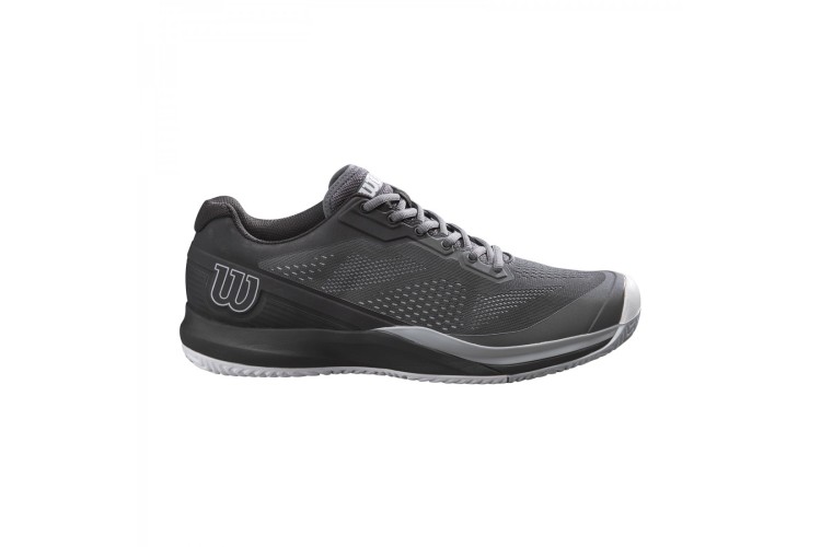 Wilson Rush Pro 3.5 Tennis Shoes Turbulence Grey / Black / Pearl Blue